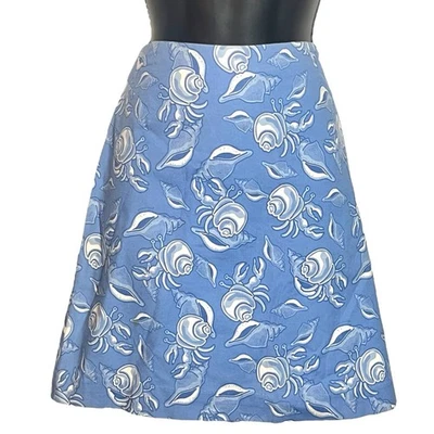 FALDA VINEYARD VINES CLÁSICA LÍNEA A PREPPY AZUL ERMITAÑO CANGREJOS NÁUTICA TALLA 4 USADA EN EXCELENTE ESTADO Foto 1 de 4