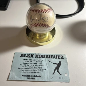 ALEX RODRIGUEZ AROD Signed Autographed Baseball MLB COA MARINERS YANKEES HOF - Picture 1 of 4