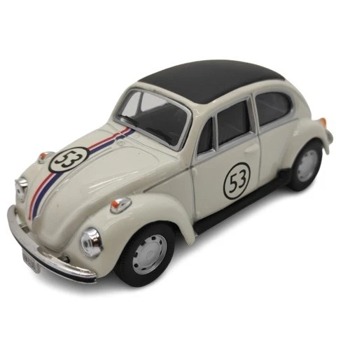 Voiture vintage Volkswagen New Beetle blanche 1/43ème - Photo 1/1