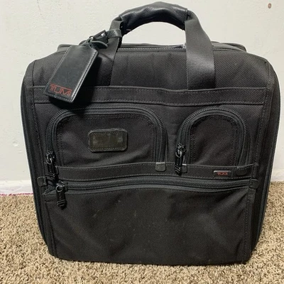 TUMI - Deluxe 2 Wheeled Carry On Briefcase - No. 26123DH - Image 1 of 4