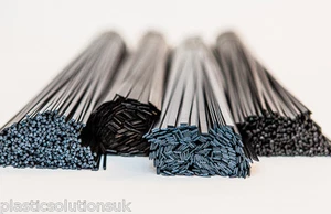 Plastic welding rods ABS, PP, PP/EPDM, 4mm triangle black weld sticks 30pcs - Picture 1 of 1