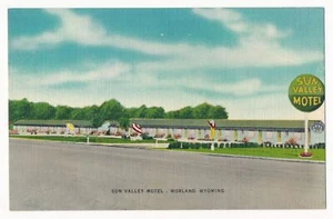 Sun Valley Motel, Worland, Wyoming ca.1950 - Picture 1 of 2