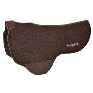 Almohadilla de silla de montar de fieltro Circle Y marrón caída aparejo de 3/4" 30x34 - Imagen 1 de 1