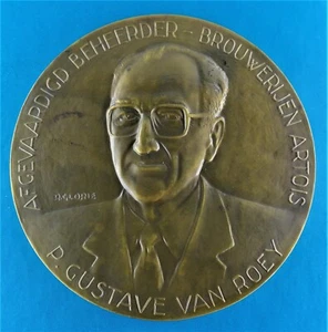 MEDALLA BBÉLGICA.P.GUSTAVE VAN ROEY medalla grande Ø 70,20 mm -130,00gr - Imagen 1 de 7