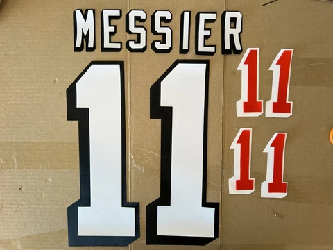 NHL 1984 Mark Messier #11 Campbell All Star UNSEWN kit for your own Jersey Cover