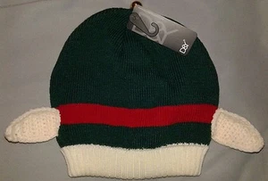 Gorra de gorro de gorro para mujer con campana de orejas de elfo en la parte superior Disfraz de disfraces navideños - Imagen 1 de 2