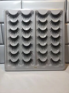 falsche Wimpern 14 Paar lang voll - Bild 1 von 2