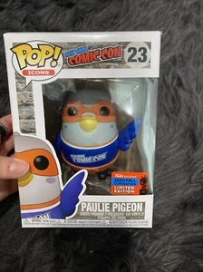 NYCC 2020 Funko Pop Paulie Pigeon #23 *Box Defect* Free Protector - Picture 1 of 6