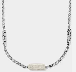 Brighton Pebble Pearl Double Link Necklace STYLE JM5133 MSRP $78 NWT - Picture 1 of 2
