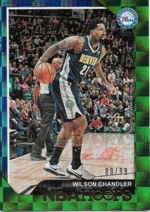 Aros de la NBA 2018-19 WILSON CHANDLER Green Parallel #/99 - Philadelphia 76ers - #52 - Imagen 1 de 1