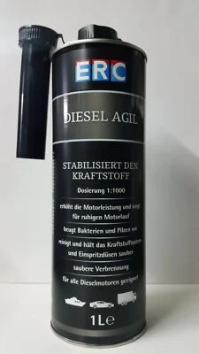 ERC Diesel Plus Agil1L Multifunktions Langzeit Additiv 1:1000 Maritim Boote PKW