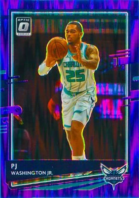 PJ Washington Jr. 2020-21 Optic Basketball Purple Shock Prizm Holo Card #137 - Image 1 of 2