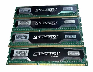Ballistix Sport DDR3 1600 MT/s BLS2G3D1609DS1S00 (PC3-12800) 4x2GB 8GB, As Is - Picture 1 of 1