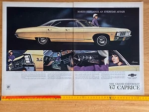 The Grand Chevrolet ´67 Caprice 1966 XL 34x52cm Werbung Vintage Ad Reklame - Bild 1 von 1
