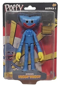 POPPY Playtime Smiling Huggy Wuggy 5" Modellino Posable Serie 1 Nuovo con scatola - Foto 1 di 2