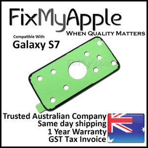 Samsung Galaxy S7 G930 Back Glass Cover Door Rear Panel Adhesive Tape Glue Film - Photo 1 sur 2