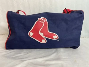 Boston Red Sox Blue Duffle Bag Carry On Travel Gym MLB - Picture 1 of 7
