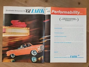 Vintage 1960 Studebaker Lark Car Automobile Print Ad Advertisement  - Picture 1 of 1