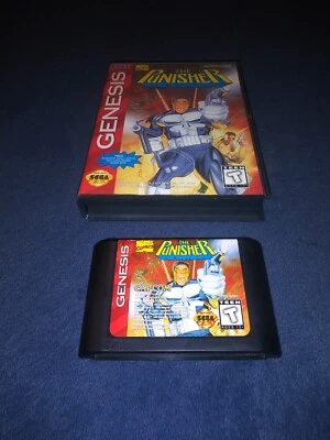 Punisher (Sega Genesis, 1994) Rare Authentic Tested! No Manual - Image 1 of 4