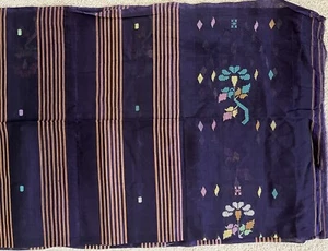 Elegant Cotton Saree with embroidery work - Picture 1 of 3
