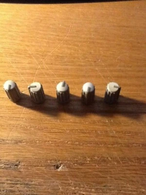 (5) White Knobs for Mackie 32.8 and 24.8 Mixers - Image 1 of 3