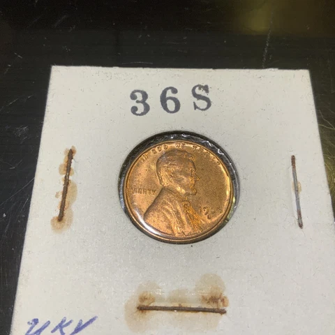 1936 D Lincoln Cent Choice UNC RB Cover