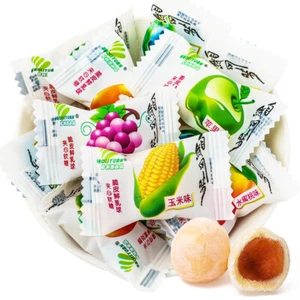 好利源脆皮鲜乳球500g 夹心软糖奶糖结婚庆喜糖果散装零食 Knusprige frische Milchkugeln Sandwich Fudge 500g - Bild 1 von 4