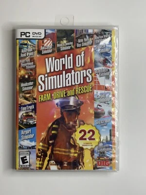 World Of Simulators Farm, Drive And Rescue 22 Complete Games: PC [Brand New] - Image 1 of 2