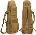  Tactical Double Rifle Soft Case Padded Firearm Gun Storage Range Bag Backpack
