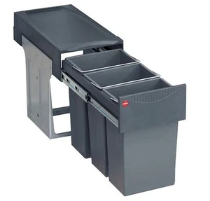 Hailo Mülleimer Einbaumülleimer ab 30cm Schrank 3x10 L Abfalleimer Küche *516124 - Bild 1 von 6