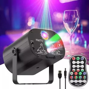 Disco Party Lights, Sound Activation DJ Party Strobe Lights Stage Effects - Picture 1 of 9