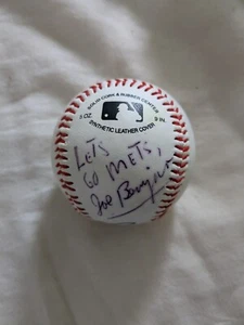 JOE BENINGO JONAS SCHWARTZ SIGNED AUTOGRAPHED BASEBALL WFAN SNY METS - Picture 1 of 6