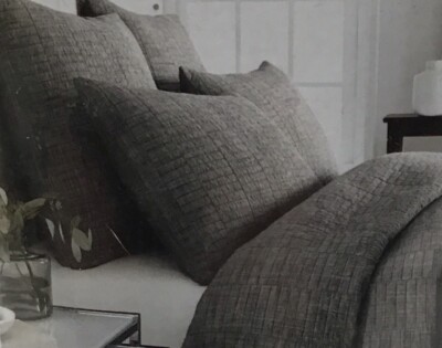 Real Simple Dune Chambray 1 Euro Sham In Char...