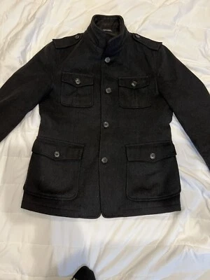 Hugo Boss Men's Military Field Jacket /Coat Gray •40 Regular - Image 1 of 4