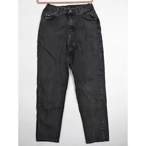 Lee Original Womens High Waisted Black Denim Jeans Size 12M Cotton Black - Picture 1 of 12