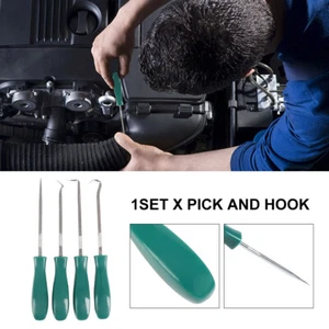 4Pcs Pick And Hook Set Pick Tool Set For Car Auto Oil Seal/Oring Seal Gasket US - Bild 1 von 20