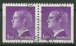 Schweden 1980 König Carl XVI.Gustav 1113 Dl/Dr Paar gestempelt - Picture 1 of 1
