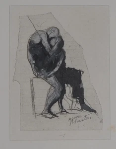 Auguste Rodin: Ikarus und Phaeton - Gravur - Bild 1 von 6
