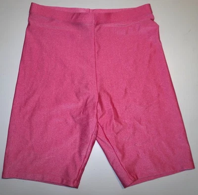 ADULT PINK ATHLETIC NYLON SHORTS SIZE MEDIUM - Image 1 of 4