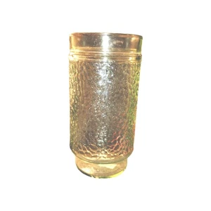 Vtg Drinking Glass  "Chateau" by Libbey  Pebble Texture Green Tint, 6 in NEW - Picture 1 of 3