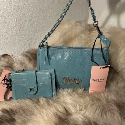 NWT Juicy Couture Enchanted Convertible Wristlet & Wallet Set - Arctic - Image 1 of 4