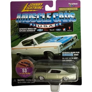 Johnny Lightning Muscle Cars USA 1970 AMC Rebel Green Diecast 1/64 - 1999 #53 - Picture 1 of 6
