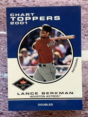 Fleer Platinum Chart Toppers 2001 Lance Berkman #430 Houston Astros Foto 1 de 2