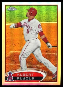 2012 Topps Chrome - Albert Pujols #80 Refractor - Picture 1 of 2