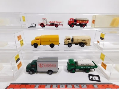 6X Brekina H0 1:87 LKW MB 4702 4704 4707 4805 48600 Ecc Sg/Mint+Box #DI60-0,5 - Immagine 1 di 4