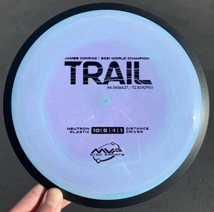 Axiom MVP Neutron Trail - Transitional Color Swirl James Conrad Series Disc Golf - Picture 1 of 13