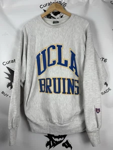 Vintage UCLA Bruins Reverse Weave Crewneck Sweatshirt 90s XL MV Sport Champion - Bild 1 von 5