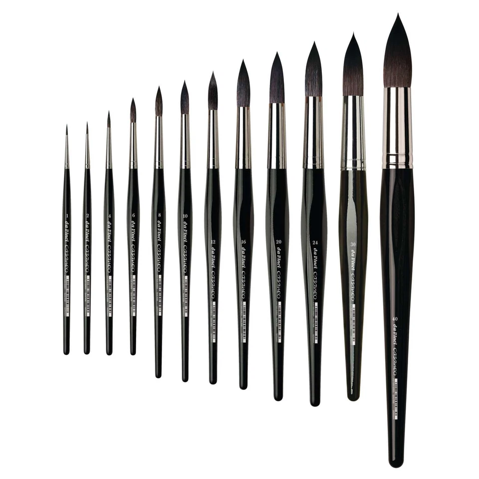 DA VINCI KÜNSTLERPINSELFABRIK DEFET GMBH da Vinci CASANEO Serie 5598 Aquarellpinsel Rund