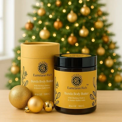 Manteiga Corporal de Karité/Cacau Rico em Eumelanina Ácido Hialurônico Bunda Manteiga Corporal - Imagem 1 de 4