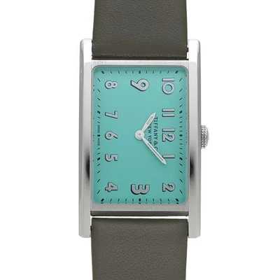 Женские часы TIFFANY East West Mini 36668679 синие б/у No101021 - Изображение 1 из 4